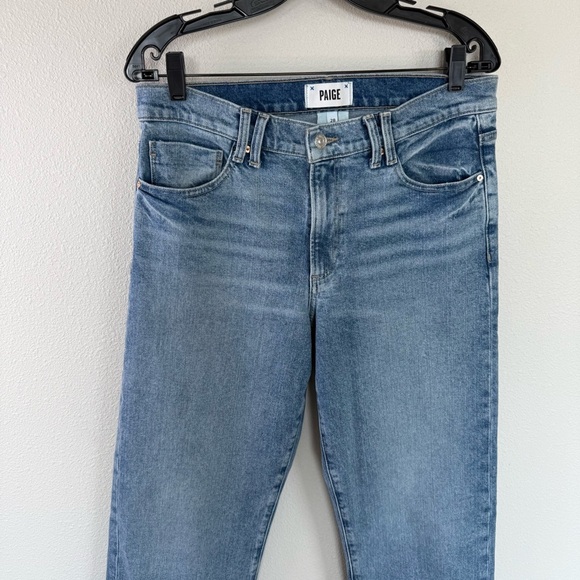 PAIGE Serena Boyfriend Straight Leg Jean Leela Distressed Denim Women’s Size 28 - Picture 4 of 13